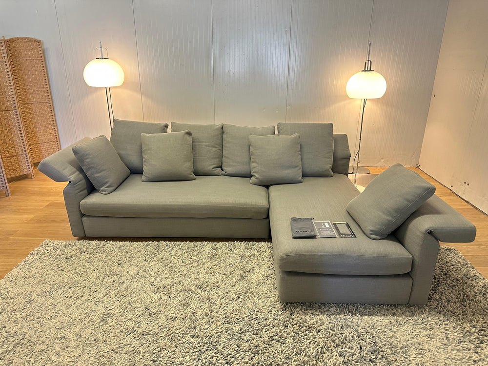 ZGAN Minotti Collar Hoekbank met Bijzettafel - NP: €20.000