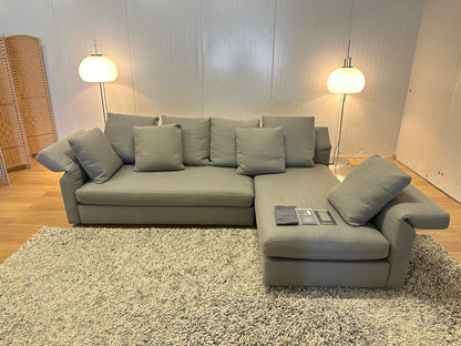 ZGAN Minotti Collar Hoekbank met Bijzettafel - NP: €20.000