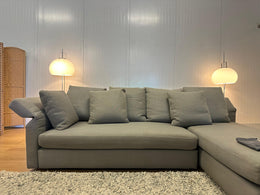 ZGAN Minotti Collar Hoekbank met Bijzettafel - NP: €20.000