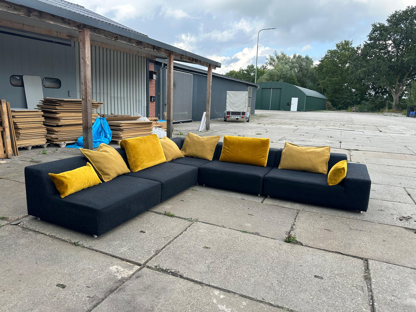 Sur & Plus Hoekbank + Rolf Benz Kussens – TOPDEAL