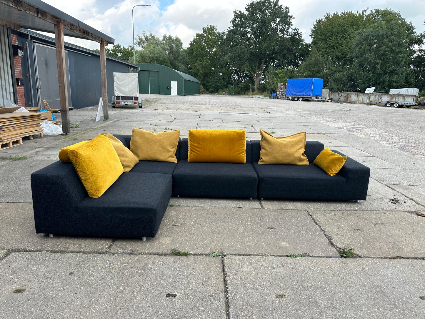 Sur & Plus Hoekbank + Rolf Benz Kussens – TOPDEAL