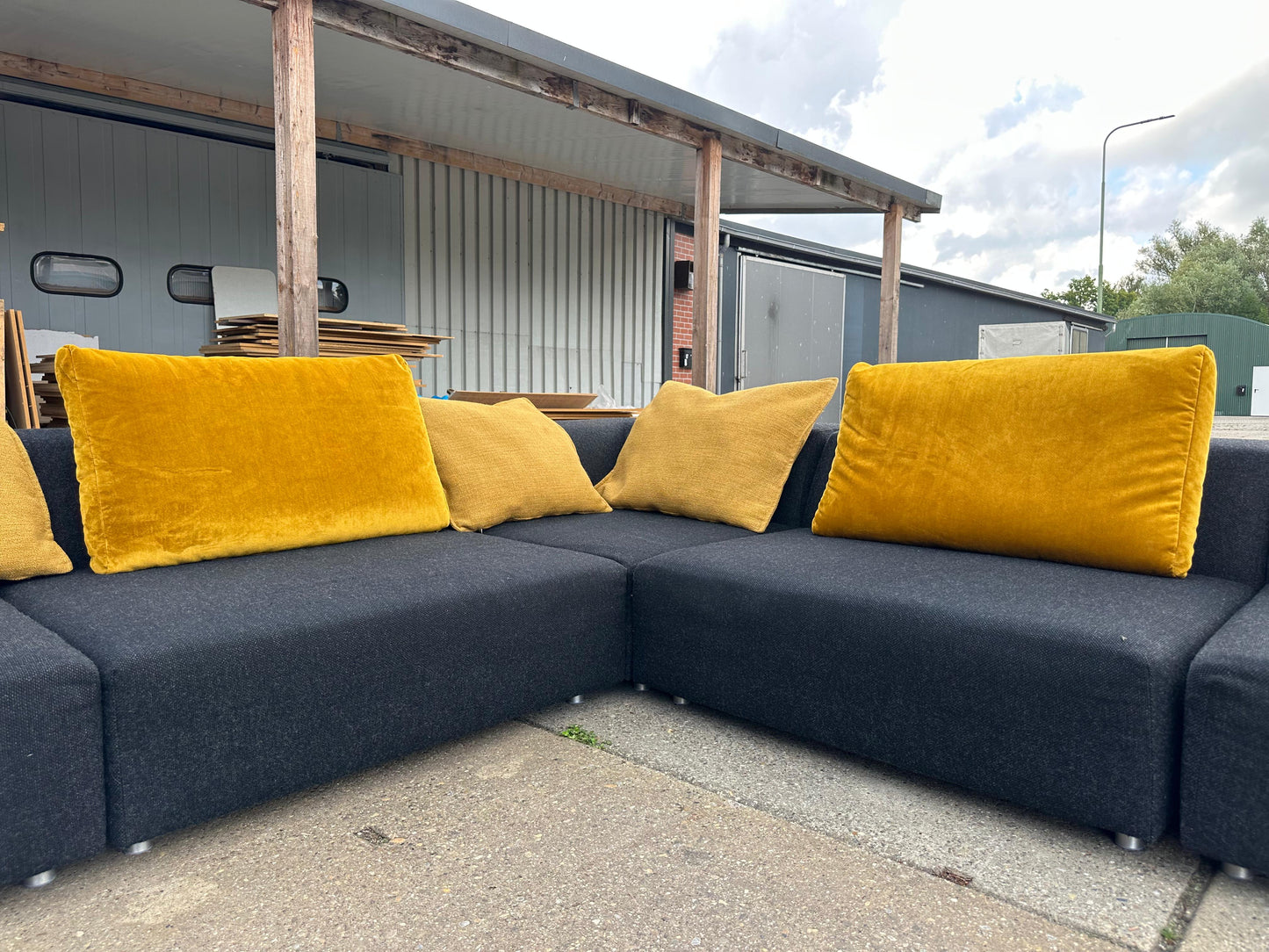 Sur & Plus Hoekbank + Rolf Benz Kussens – TOPDEAL