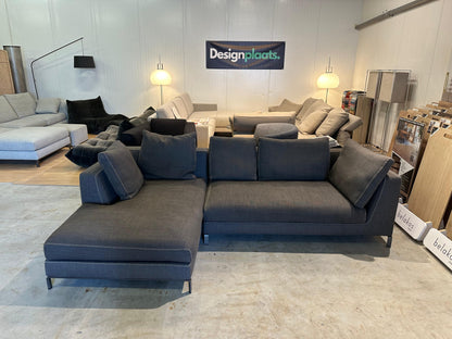 ZGAN B&B Italia Ray Hoekbank Antraciet - NP: €14.999