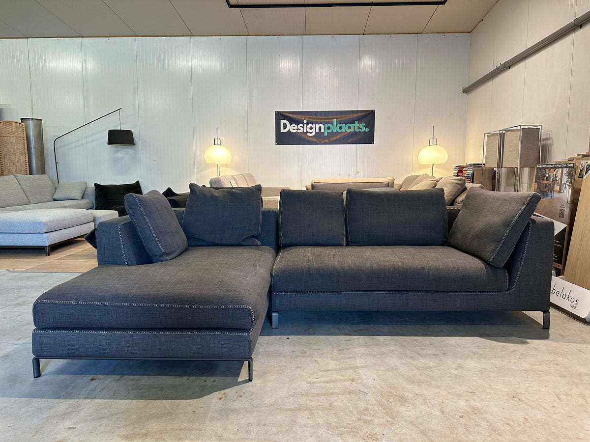 ZGAN B&B Italia Ray Hoekbank Antraciet - NP: €14.999