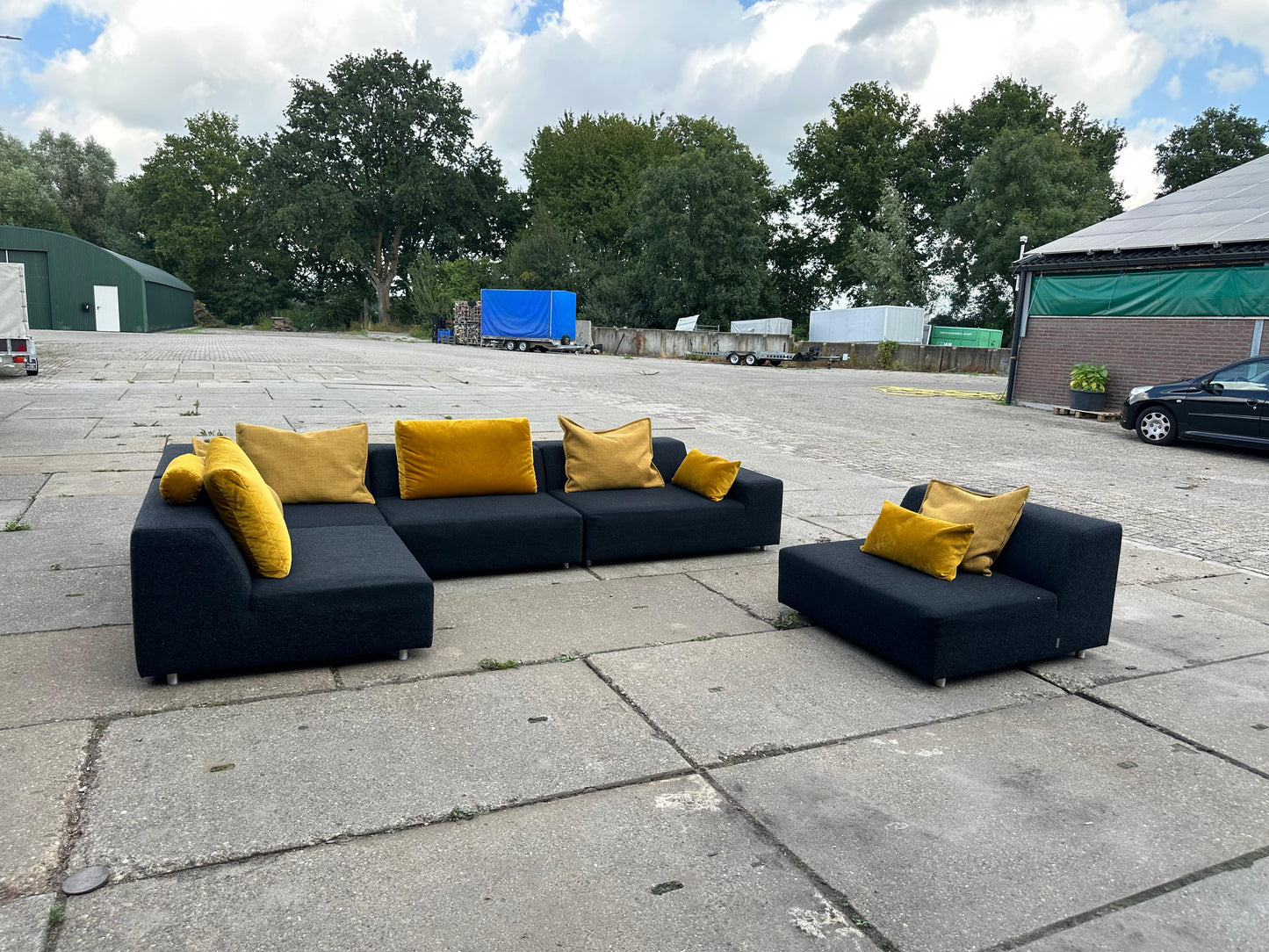 Sur & Plus Hoekbank + Rolf Benz Kussens – TOPDEAL