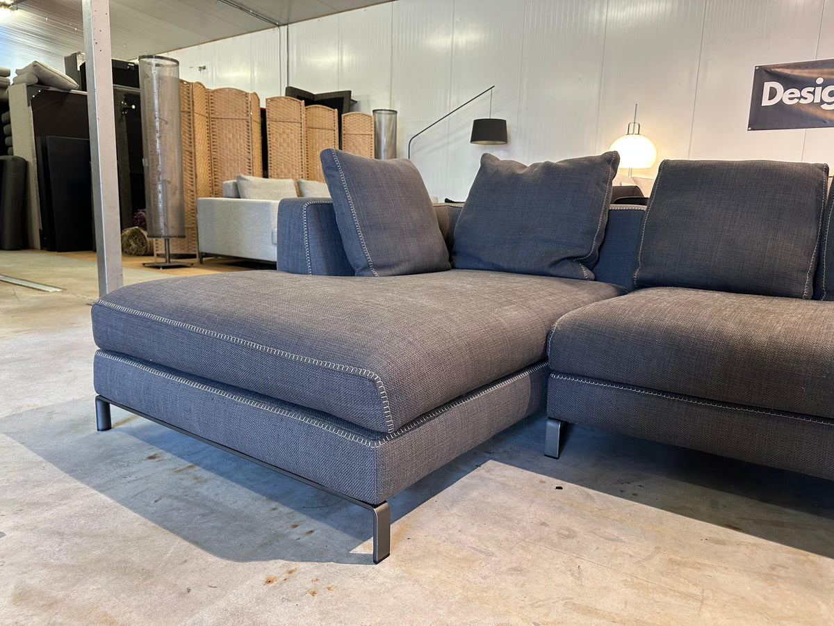 ZGAN B&B Italia Ray Hoekbank Antraciet - NP: €14.999
