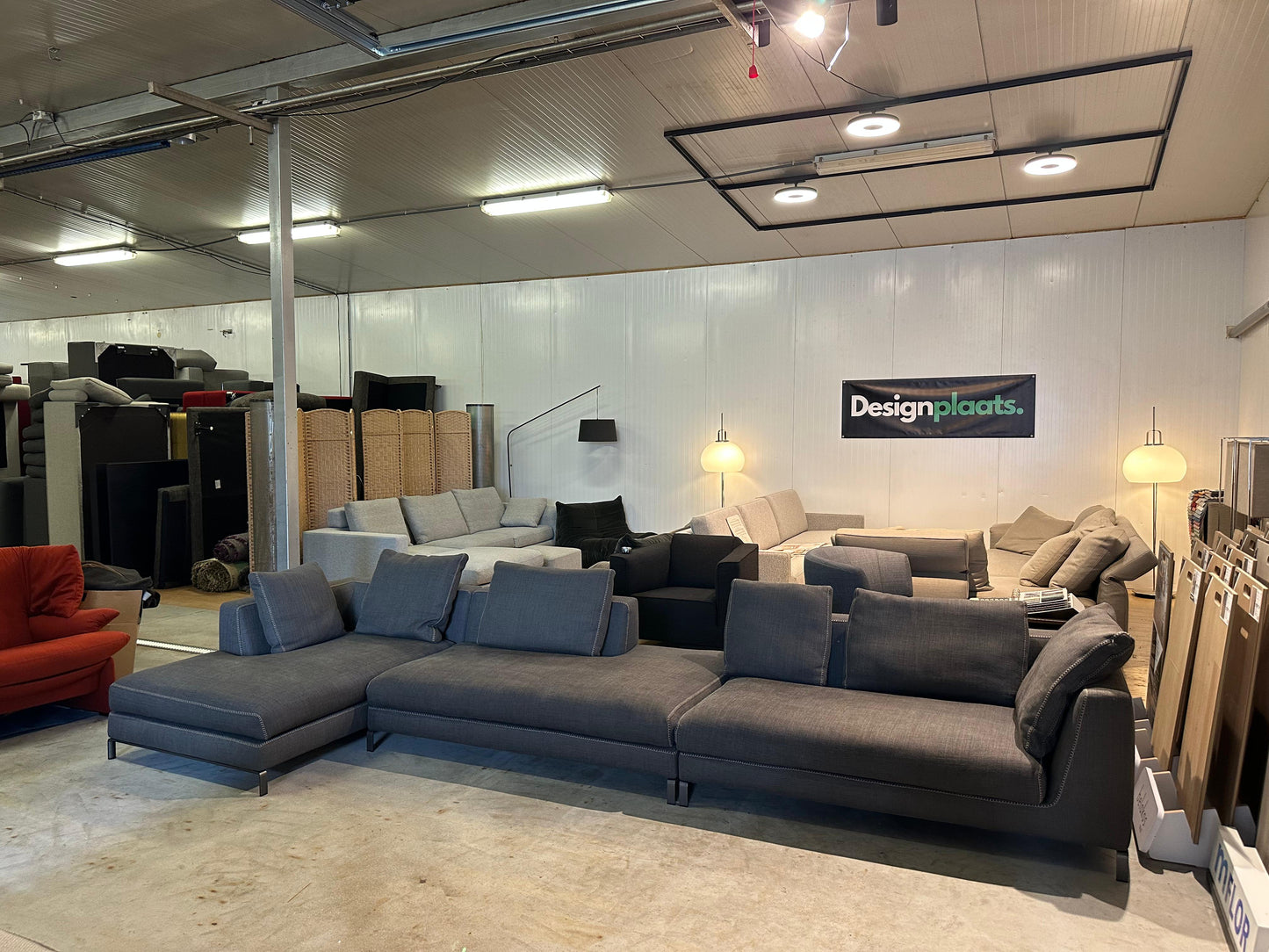 ZGAN B&B Italia Ray Modulaire Hoekbank – Antraciet