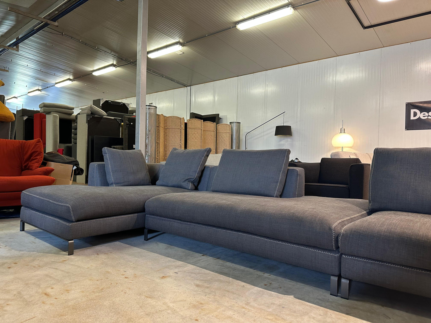 ZGAN B&B Italia Ray Modulaire Hoekbank – Antraciet
