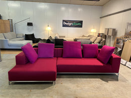 B&B Italia George Hoekbank Rood/Roze – NP: €12.999