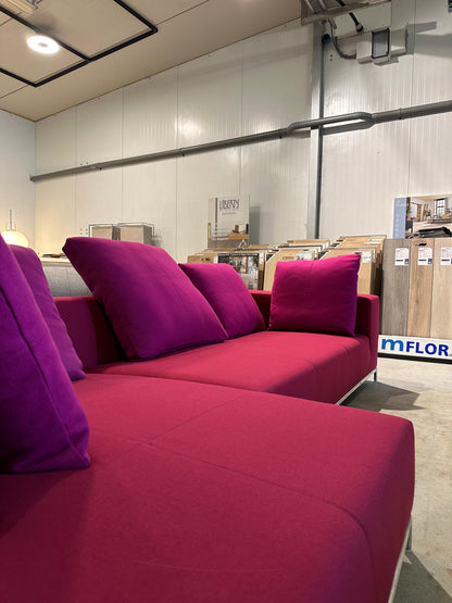 B&B Italia Fucsia Hoekbank Rood/Roze – NP: €12.999