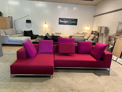 B&B Italia Fucsia Hoekbank Rood/Roze – NP: €12.999