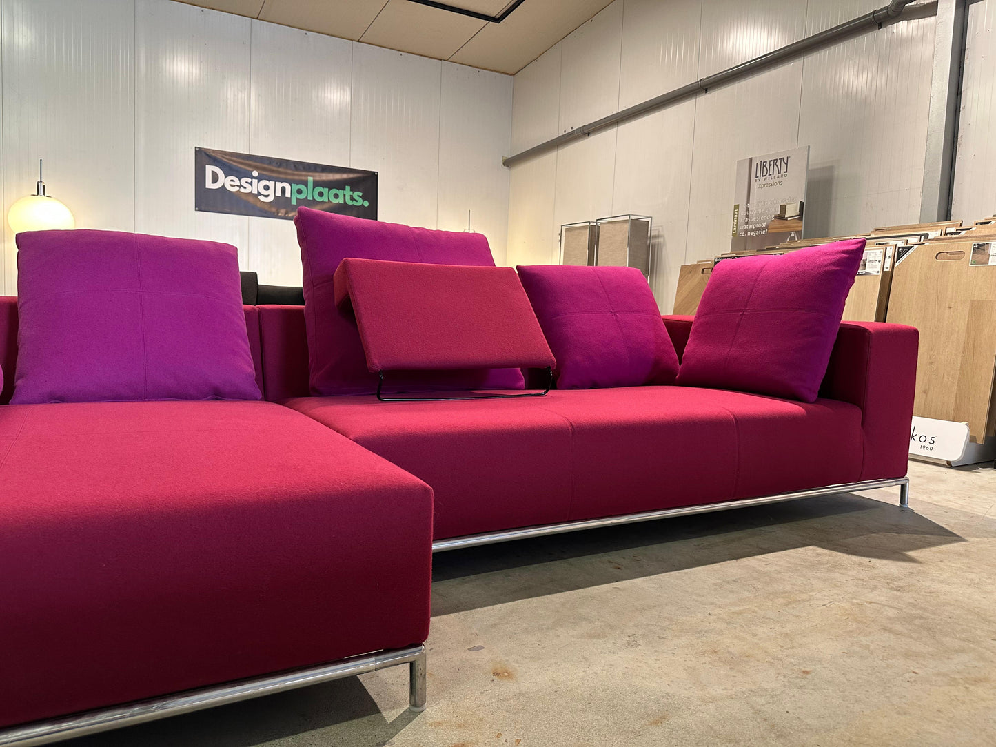 B&B Italia Fucsia Hoekbank Rood/Roze – NP: €12.999