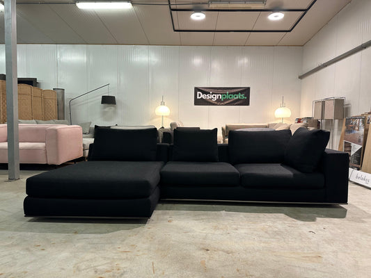 Minotti Hamilton Hoekbank Zwart – NP: €20.000