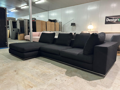 Minotti Hamilton Hoekbank Zwart – NP: €20.000