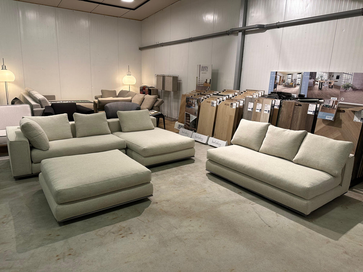 Nieuw Geherstoffeerde Minotti Hamilton Hoekbank NP: €30.000
