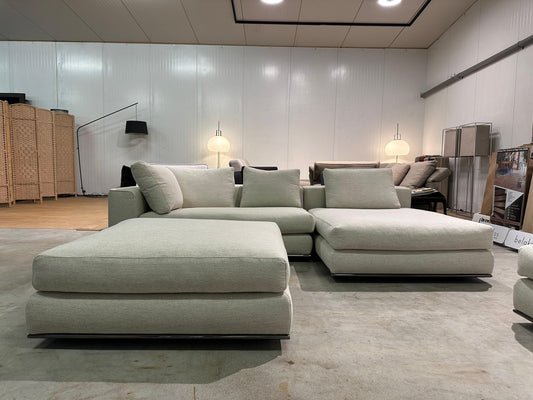 Nieuw Geherstoffeerde Minotti Hamilton Hoekbank NP: €30.000