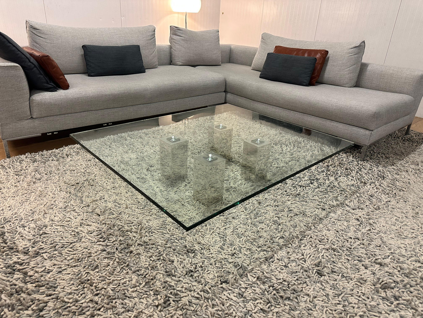 Van Beek Abel Salontafel Glas – 130×110 cm