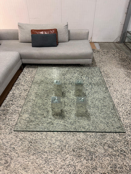 Van Beek Abel Salontafel Glas – 130×110 cm