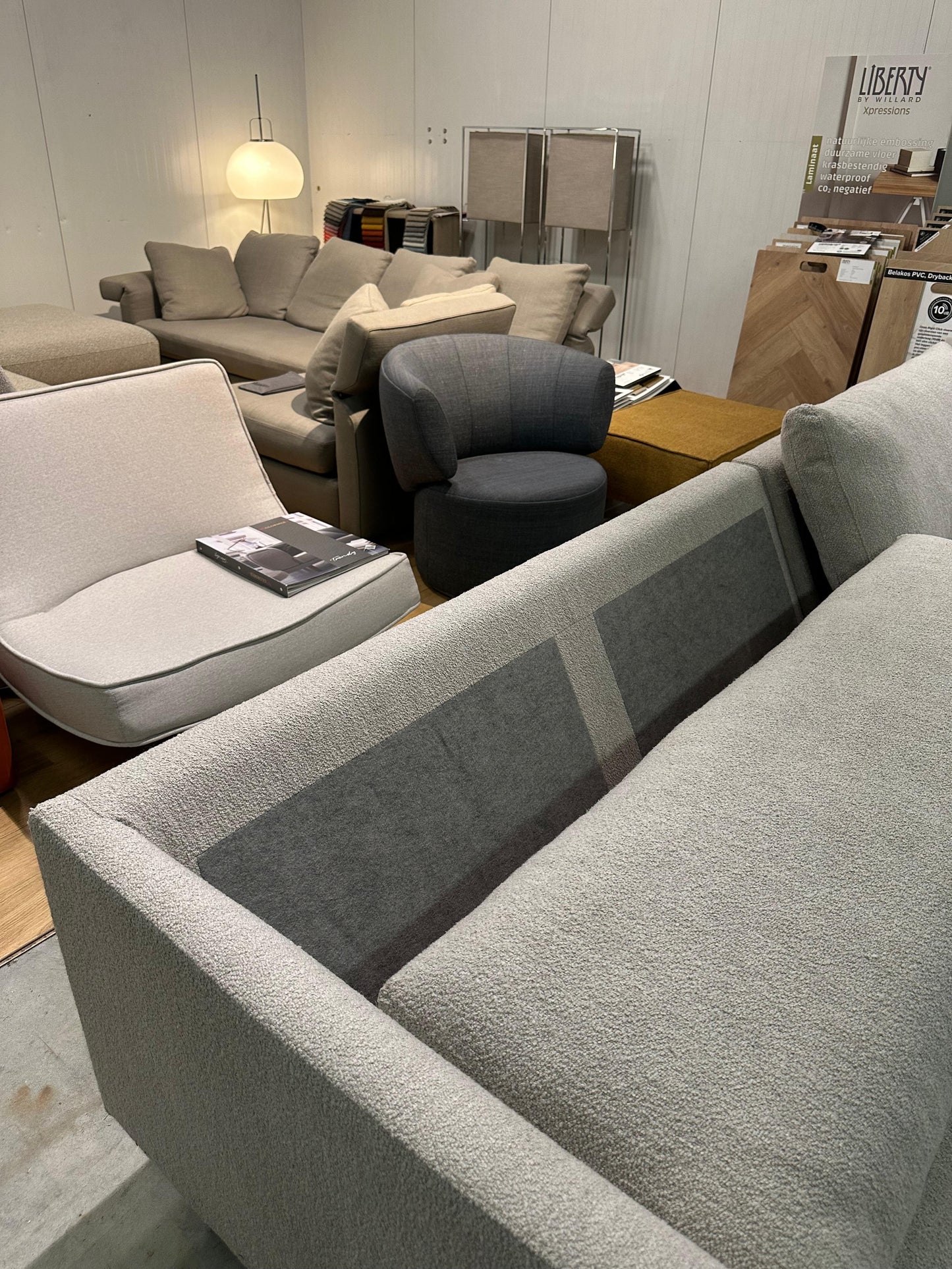 Fest Amsterdam Astin Hoekbank Bouclé Wit – NP: €5.500