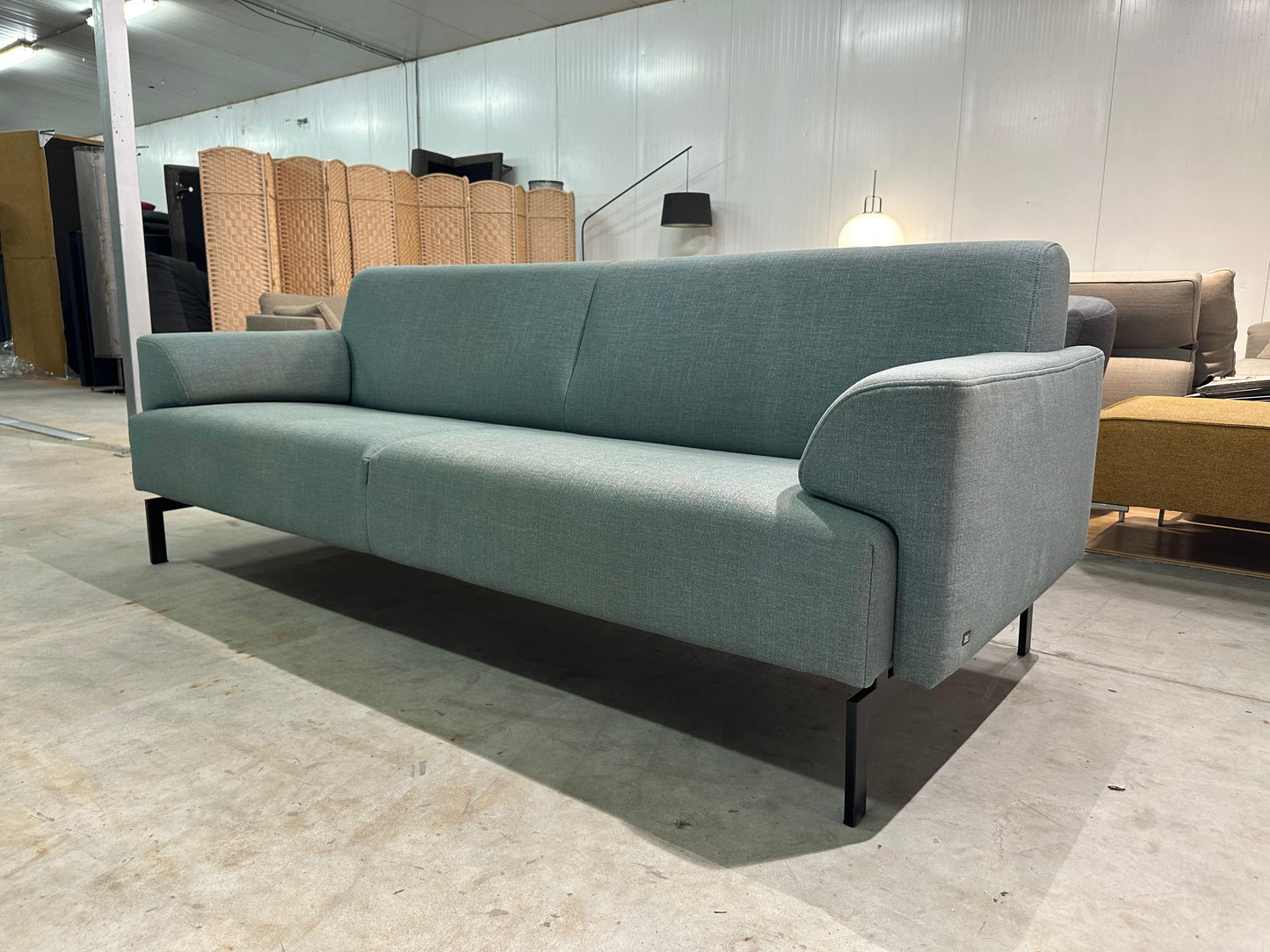 Rolf Benz 310 3-Zits Bank Turquoise – NP: €5.500