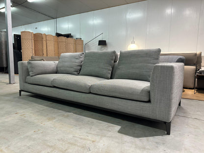 Minotti Andersen 3/4-Zits Grijs + Hoofdsteun – NP: €12.000