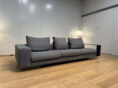 ZGAN Flexform Lightpiece 4-Zits Bank Grijsblauw NP: €12.000