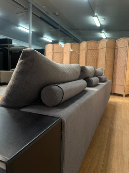 ZGAN Flexform Lightpiece 4-Zits Bank Grijsblauw NP: €12.000