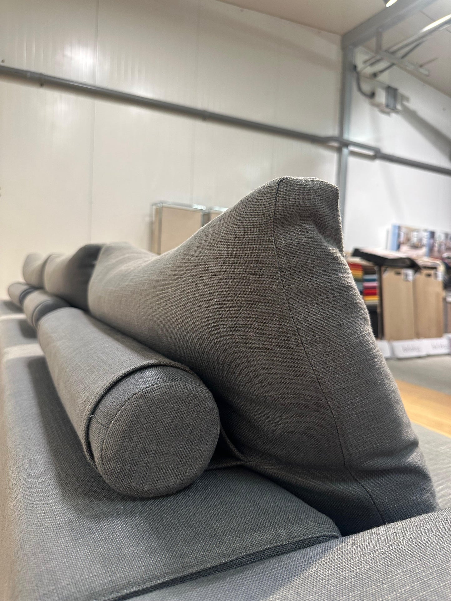 ZGAN Flexform Lightpiece 4-Zits Bank Grijsblauw NP: €12.000