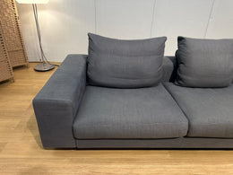 ZGAN Flexform Lightpiece 4-Zits Bank Grijsblauw NP: €12.000