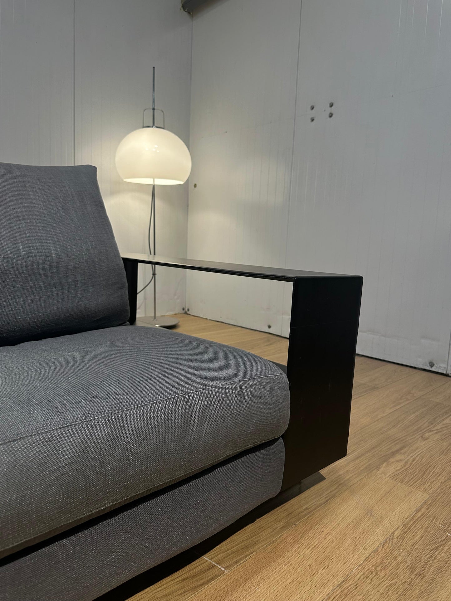 ZGAN Flexform Lightpiece 4-Zits Bank Grijsblauw NP: €12.000