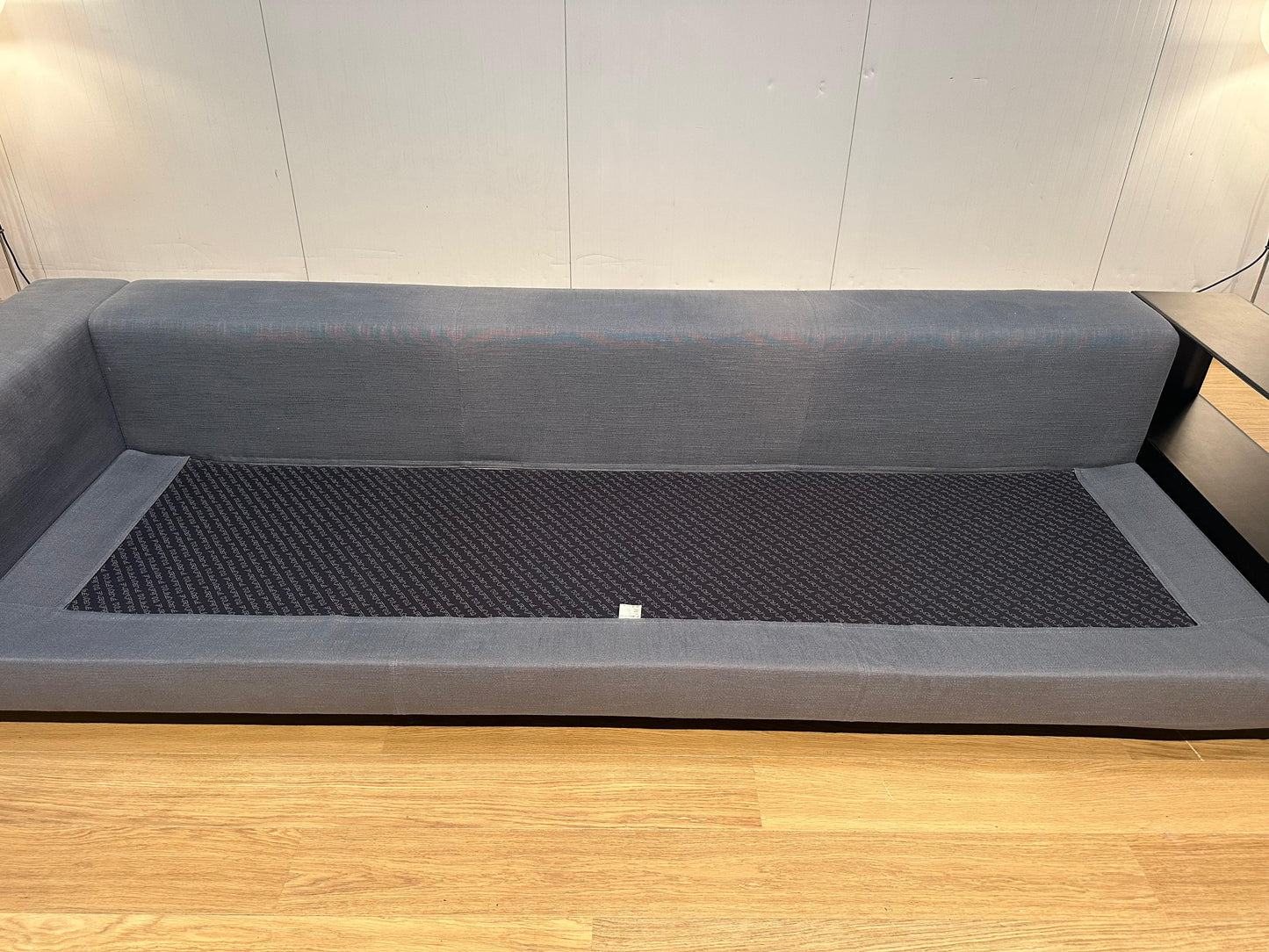 ZGAN Flexform Lightpiece 4-Zits Bank Grijsblauw NP: €12.000