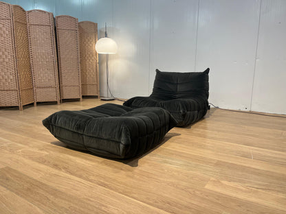 Ligne Roset Togo 1 zit + Poef Suède – NP: €5.000
