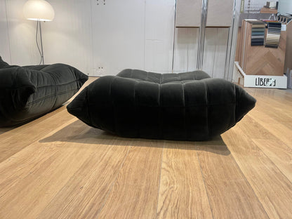 Ligne Roset Togo 1 zit + Poef Suède – NP: €5.000