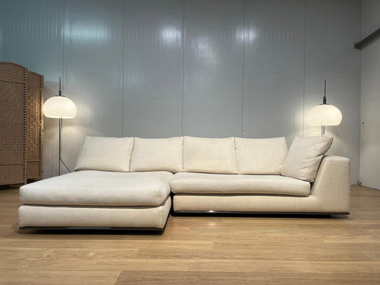 Minotti Hamilton Hoekbank – Ter Herstoffering - Kies uw stof