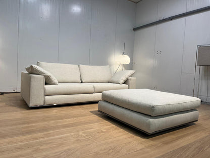 Minotti Hamilton 3-Zits + Hocker – NP: €18.000