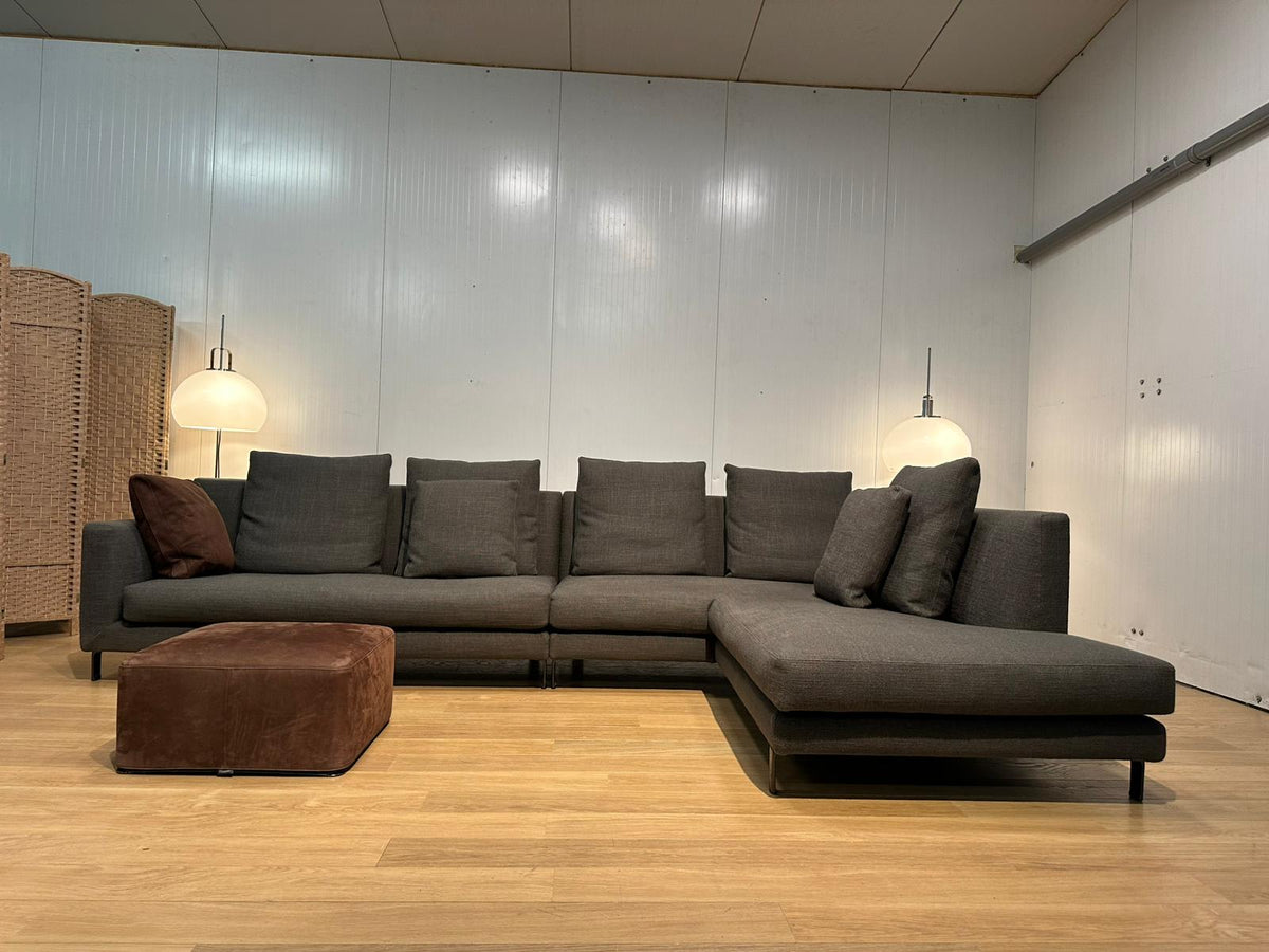 Minotti Allen Hoekbank + Davis Hocker – NP €25.000