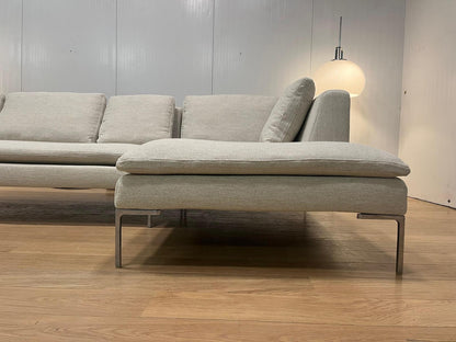 B&B Italia Charles Hoekbank – Nieuw Gestoffeerd (Ecru)