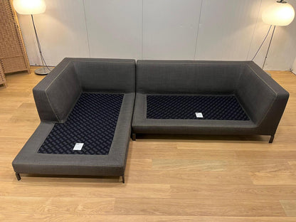 B&B Italia Ray Hoekbank Antraciet + Optioneel Tapijt