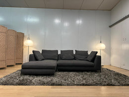 B&B Italia Ray Hoekbank Antraciet + Optioneel Tapijt