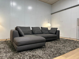 B&B Italia Ray Hoekbank Antraciet + Optioneel Tapijt