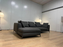 B&B Italia Ray Hoekbank Antraciet + Optioneel Tapijt