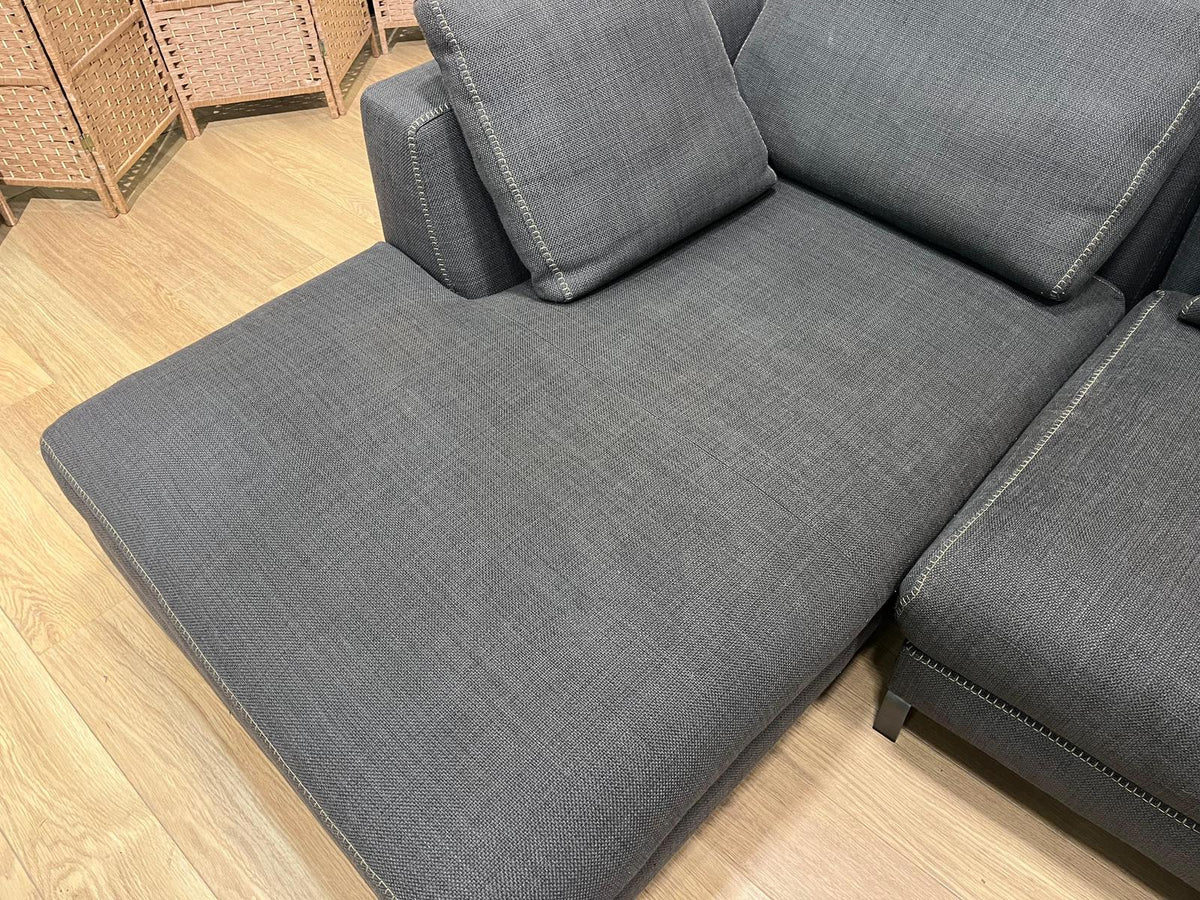 B&B Italia Ray Hoekbank Antraciet + Optioneel Tapijt