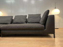 B&B Italia Ray Hoekbank Antraciet + Optioneel Tapijt