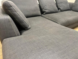 B&B Italia Ray Hoekbank Antraciet + Optioneel Tapijt