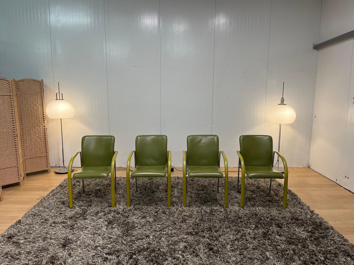 ZGAN Leolux Cimaronne Eetkamerstoelen Groen (4 stuks)