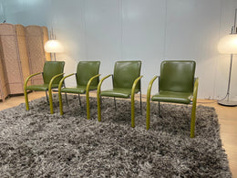 ZGAN Leolux Cimaronne Eetkamerstoelen Groen (4 stuks)