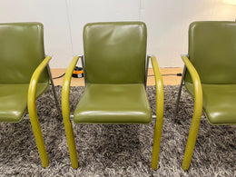 ZGAN Leolux Cimaronne Eetkamerstoelen Groen (4 stuks)