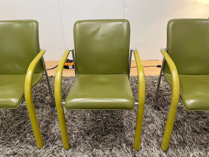 ZGAN Leolux Cimaronne Eetkamerstoelen Groen (4 stuks)