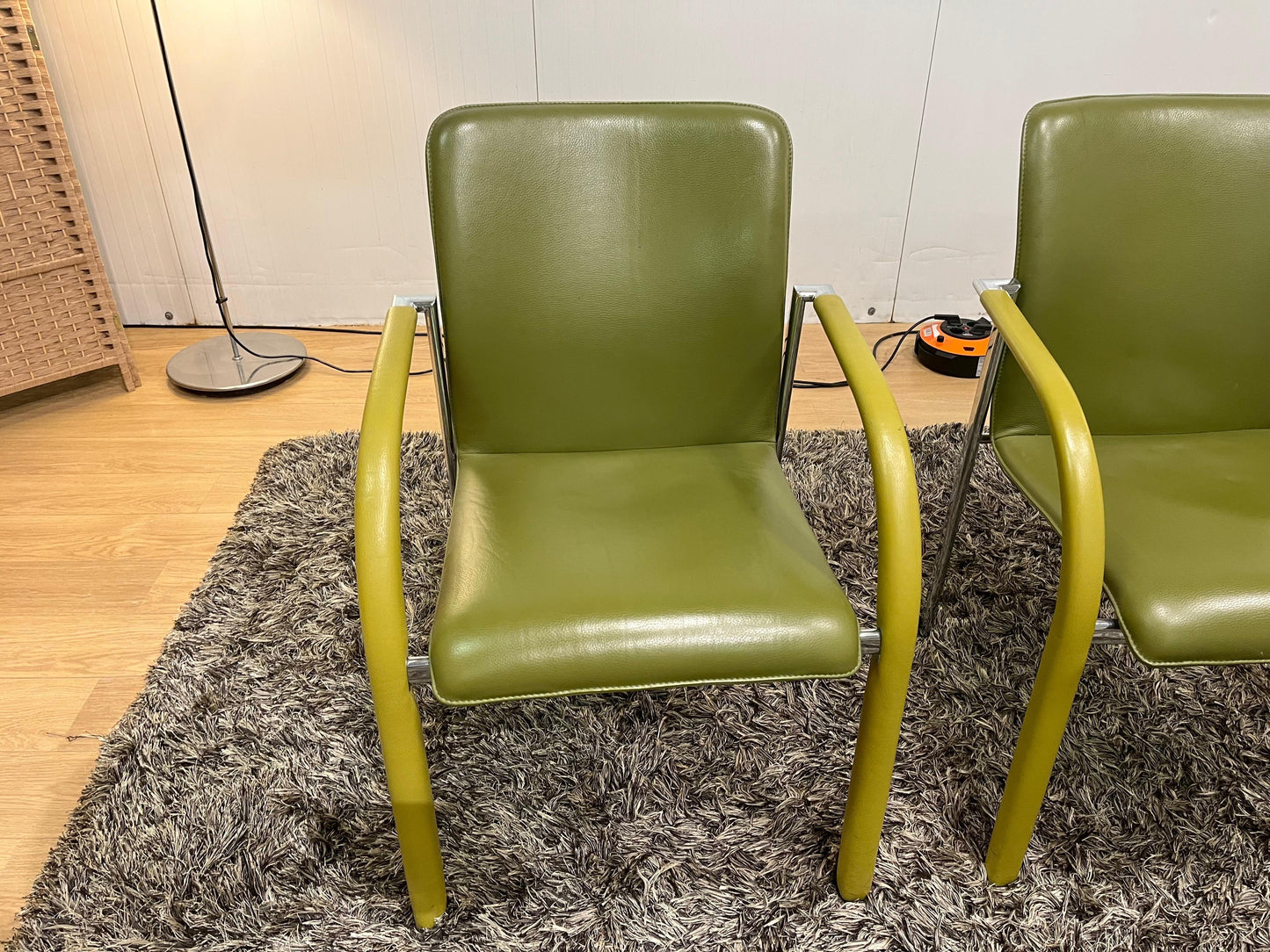 ZGAN Leolux Cimaronne Eetkamerstoelen Groen (4 stuks)