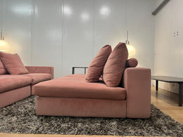 Flexform Groundpiece 4-delig met bookcase – Roze fluweel